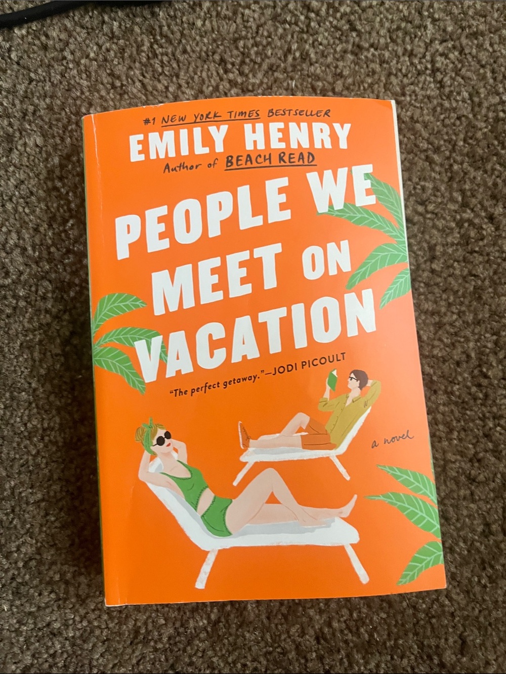 People We Meet On Vacation - Orange Paperback Novel